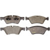 Monroe DX1123 Disc Brake Pad Set Monroe Brakes Total Solution Semi-Metallic Brake Pads