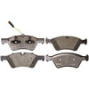 Monroe DX1123A Disc Brake Pad Set Monroe Brakes Total Solution Semi-Metallic Brake Pads