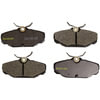 Monroe DX610 Disc Brake Pad Set Monroe Brakes Total Solution Semi-Metallic Brake Pads