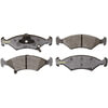 Monroe DX649 Disc Brake Pad Set Monroe Brakes Total Solution Semi-Metallic Brake Pads