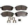 Monroe DX653 Disc Brake Pad Set Monroe Brakes Total Solution Semi-Metallic Brake Pads