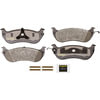 Monroe DX674A Disc Brake Pad Set Monroe Brakes Total Solution Semi-Metallic Brake Pads