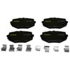 Monroe DX680 Disc Brake Pad Set Monroe Brakes Total Solution Semi-Metallic Brake Pads