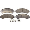 Monroe DX726 Disc Brake Pad Set Monroe Brakes Total Solution Semi-Metallic Brake Pads