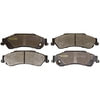 Monroe DX729 Disc Brake Pad Set Monroe Brakes Total Solution Semi-Metallic Brake Pads