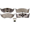 Monroe DX730 Disc Brake Pad Set Monroe Brakes Total Solution Semi-Metallic Brake Pads