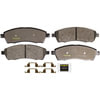 Monroe DX757 Disc Brake Pad Set Monroe Brakes Total Solution Semi-Metallic Brake Pads