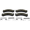 Monroe DX784 Disc Brake Pad Set Monroe Brakes Total Solution Semi-Metallic Brake Pads