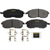 Monroe DX815B Disc Brake Pad Set Monroe Brakes Total Solution Semi-Metallic Brake Pads