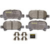 Monroe DX828 Disc Brake Pad Set Monroe Brakes Total Solution Semi-Metallic Brake Pads