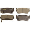 Monroe DX418 Disc Brake Pad Set Monroe Brakes Total Solution Semi-Metallic Brake Pads