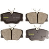 Monroe DX423 Disc Brake Pad Set Monroe Brakes Total Solution Semi-Metallic Brake Pads