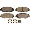 Monroe DX465 Disc Brake Pad Set Monroe Brakes Total Solution Semi-Metallic Brake Pads