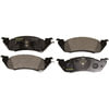 Monroe DX529A Disc Brake Pad Set Monroe Brakes Total Solution Semi-Metallic Brake Pads