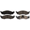 Monroe DX576 Disc Brake Pad Set Monroe Brakes Total Solution Semi-Metallic Brake Pads
