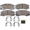 Monroe DX579 Disc Brake Pad Set Monroe Brakes Total Solution Semi-Metallic Brake Pads