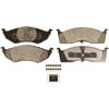 Monroe DX591 Disc Brake Pad Set Monroe Brakes Total Solution Semi-Metallic Brake Pads