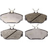 Monroe DX601 Disc Brake Pad Set Monroe Brakes Total Solution Semi-Metallic Brake Pads