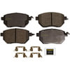 Monroe DX969 Disc Brake Pad Set Monroe Brakes Total Solution Semi-Metallic Brake Pads