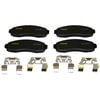 Monroe DX833 Disc Brake Pad Set Monroe Brakes Total Solution Semi-Metallic Brake Pads