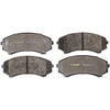Monroe DX867 Disc Brake Pad Set Monroe Brakes Total Solution Semi-Metallic Brake Pads