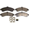 Monroe DX882 Disc Brake Pad Set Monroe Brakes Total Solution Semi-Metallic Brake Pads