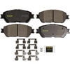 Monroe DX906A Disc Brake Pad Set Monroe Brakes Total Solution Semi-Metallic Brake Pads
