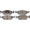 Monroe DX925 Disc Brake Pad Set Monroe Brakes Total Solution Semi-Metallic Brake Pads