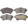 Monroe DX926 Disc Brake Pad Set Monroe Brakes Total Solution Semi-Metallic Brake Pads