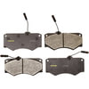 Monroe DX927 Disc Brake Pad Set Monroe Brakes Total Solution Semi-Metallic Brake Pads