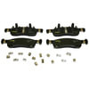 Monroe DX934A Disc Brake Pad Set Monroe Brakes Total Solution Semi-Metallic Brake Pads