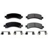 FX974 by MONROE - Monroe Brakes ProSolution Semi-Metallic Brake Pads