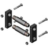 ATRO SK75-10000 Leaf Spring Shackle Kit Spring Eye Shackle Kit