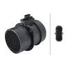 HELLA 009149441 Mass Air Flow Sensor Air Mass Sensor, 4-Pin Connector, Pipe-Neck