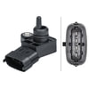 HELLA 009403011 Manifold Absolute Pressure Sensor Sensor, intake manifold pressure - 4-pin connector - Bolted - with seal
