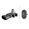 HELLA 358152141 Turbocharger Boost Sensor Sensor, boost pressure - 3-pin connector - Bolted