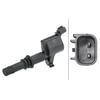 HELLA 358168561 Direct Ignition Coil Ignition Coil - 2-pin connector - Flush-Fitting Pencil Ignition Coils - Bolted