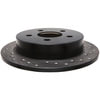 StopTech 128.62058L Disc Brake Rotor StopTech Sport Cross Drilled Brake Rotor; Rear Left