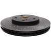 StopTech 128.44125R Disc Brake Rotor StopTech Sport Cross Drilled Brake Rotor; Front Right