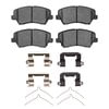 1551-1828-01 by DYNAMIC FRICTION COMPANY - 5000 Advanced Pads - Ceramic and Hardware Kit
