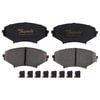 Raybestos ATD1009C Disc Brake Pad Set Brake Parts Inc Raybestos AT Overstock Ceramic Disc Brake Pad Set