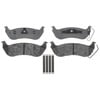 Raybestos ATD1040AP Disc Brake Pad Set Brake Parts Inc Raybestos Police Overstock Metallic Disc Brake Pad Set