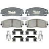 Raybestos ATD1056C Disc Brake Pad Set Brake Parts Inc Raybestos AT Overstock Ceramic Disc Brake Pad Set