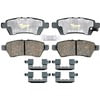 Raybestos ATD1101C Disc Brake Pad Set Brake Parts Inc Raybestos AT Overstock Ceramic Disc Brake Pad Set