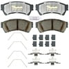 Raybestos ATD1164C Disc Brake Pad Set Brake Parts Inc Raybestos AT Overstock Ceramic Disc Brake Pad Set