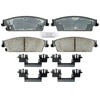 Raybestos ATD1194C Disc Brake Pad Set Brake Parts Inc Raybestos AT Overstock Ceramic Disc Brake Pad Set