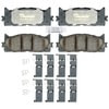 Raybestos ATD1222C Disc Brake Pad Set Brake Parts Inc Raybestos AT Overstock Ceramic Disc Brake Pad Set