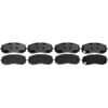 Raybestos ATD1265M Disc Brake Pad Set Brake Parts Inc Raybestos AT Overstock Metallic Disc Brake Pad Set