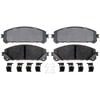 Raybestos ATD1324C Disc Brake Pad Set Brake Parts Inc Raybestos AT Overstock Ceramic Disc Brake Pad Set