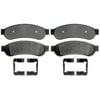 Raybestos ATD1334M Disc Brake Pad Set Brake Parts Inc Raybestos AT Overstock Metallic Disc Brake Pad Set